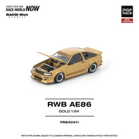 Thumbnail for PRE-ORDER Pop Race 1:64 RWB AE86 GOLD New Tooling