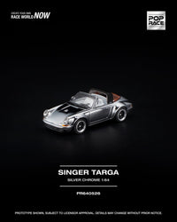 Thumbnail for PRE-ORDER Pop Race 1:64 SINGER TARGA SILVER CHROME