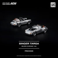 Thumbnail for PRE-ORDER Pop Race 1:64 SINGER TARGA SILVER CHROME