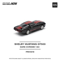 Thumbnail for PRE-ORDER Pop Race 1:64 Shelby Mustang GT500 DARK CHROME