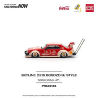 Thumbnail for PRE-ORDER Pop Race 1:64 Skyline C210 Kaido Racer BOSOZOKU Style COCA COLA JP