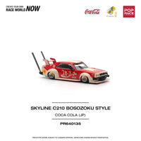 Thumbnail for PRE-ORDER Pop Race 1:64 Skyline C210 Kaido Racer BOSOZOKU Style COCA COLA JP