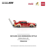 Thumbnail for PRE-ORDER Pop Race 1:64 Skyline C210 Kaido Racer BOSOZOKU Style COCA COLA JP