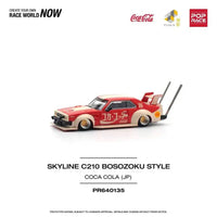 Thumbnail for PRE-ORDER Pop Race 1:64 Skyline C210 Kaido Racer BOSOZOKU Style COCA COLA JP