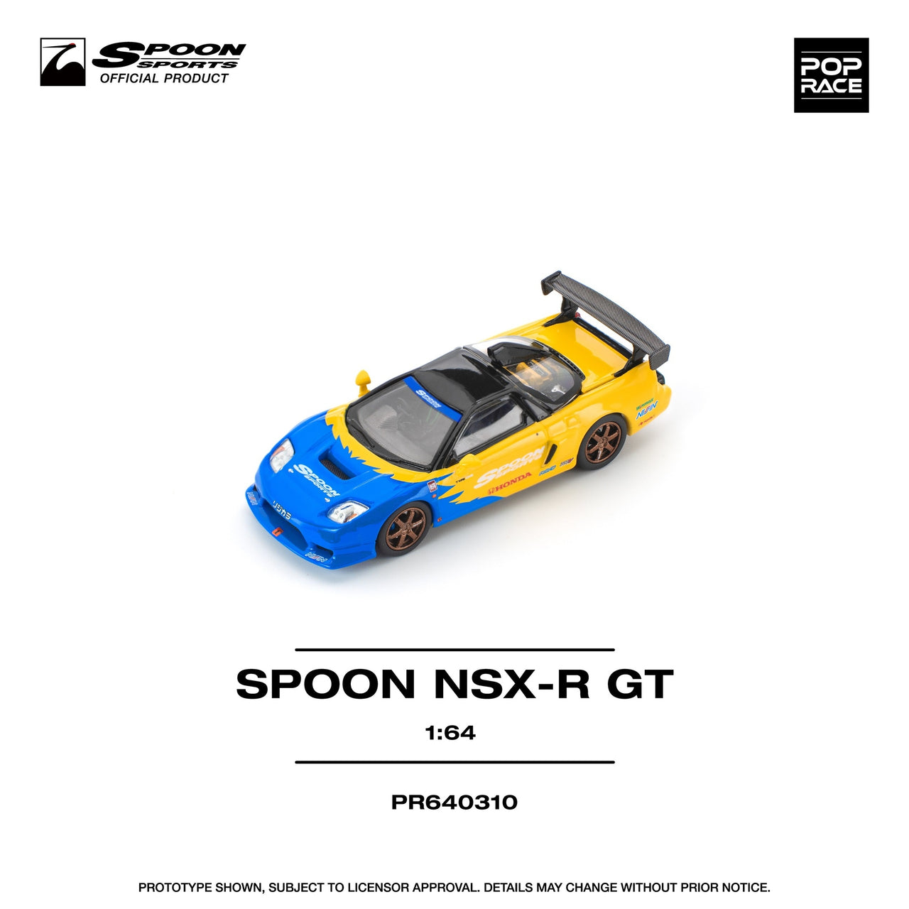PRE-ORDER Pop Race 1:64 Spoon Honda NSX-R GT
