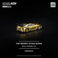 Thumbnail for PRE-ORDER Pop Race 1:64 TOP SECRET GT300 SUPRA GOLD CHROME