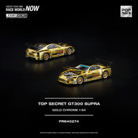 Thumbnail for PRE-ORDER Pop Race 1:64 TOP SECRET GT300 SUPRA GOLD CHROME