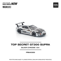 Thumbnail for PRE-ORDER Pop Race 1:64 Top Secret Toyota Supra GT300 Silver Chrome