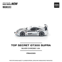Thumbnail for PRE-ORDER Pop Race 1:64 Top Secret Toyota Supra GT300 Silver Chrome