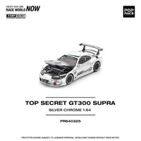 Thumbnail for PRE-ORDER Pop Race 1:64 Top Secret Toyota Supra GT300 Silver Chrome