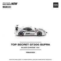 Thumbnail for PRE-ORDER Pop Race 1:64 Top Secret Toyota Supra GT300 Silver Chrome