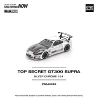 Thumbnail for PRE-ORDER Pop Race 1:64 Top Secret Toyota Supra GT300 Silver Chrome