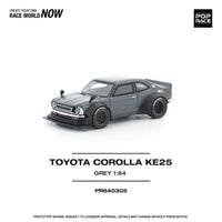 Thumbnail for PRE-ORDER Pop Race 1:64 Toyota Corolla KE25, Matte Grey