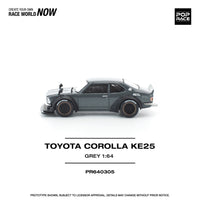 Thumbnail for PRE-ORDER Pop Race 1:64 Toyota Corolla KE25, Matte Grey