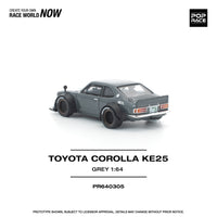 Thumbnail for PRE-ORDER Pop Race 1:64 Toyota Corolla KE25, Matte Grey