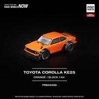 Thumbnail for PRE-ORDER Pop Race 1:64 Toyota Corolla KE25, ORANGE