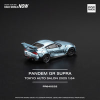 Thumbnail for PRE-ORDER Pop Race 1:64 Toyota GR Supra 2025 Tokyo Auto Salon Exclusive Silver