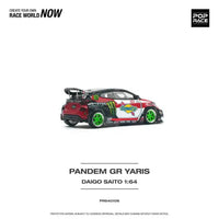 Thumbnail for PRE-ORDER Pop Race 1:64 Toyota GR Yaris PANDEM DAIGO SAITO