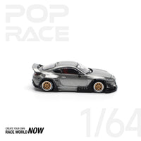 Thumbnail for PRE-ORDER Pop Race 1:64 Toyota PANDEM GR86 - SILVER NEW TOOLING