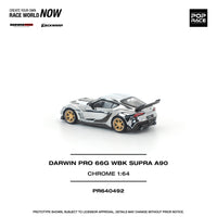 Thumbnail for PRE-ORDER Pop Race 1:64 Toyota Supra Darwin Pro 66G WBK A90 SILVER CHROME