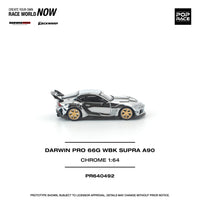 Thumbnail for PRE-ORDER Pop Race 1:64 Toyota Supra Darwin Pro 66G WBK A90 SILVER CHROME