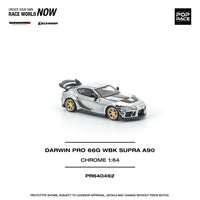 Thumbnail for PRE-ORDER Pop Race 1:64 Toyota Supra Darwin Pro 66G WBK A90 SILVER CHROME