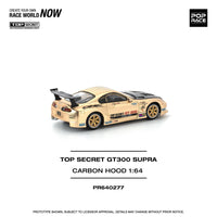 Thumbnail for PRE-ORDER Pop Race 1:64 Toyota TOP SECRET GT300 CHROME GOLD / CARBON HOOD