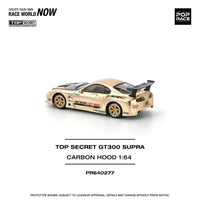 Thumbnail for PRE-ORDER Pop Race 1:64 Toyota TOP SECRET GT300 CHROME GOLD / CARBON HOOD
