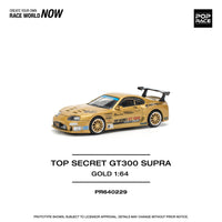 Thumbnail for PRE-ORDER Pop Race 1:64 Toyota TOP SECRET GT300 SUPRA - GOLD NEW TOOLING