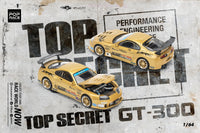 Thumbnail for PRE-ORDER Pop Race 1:64 Toyota TOP SECRET GT300 SUPRA - GOLD NEW TOOLING