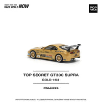 Thumbnail for PRE-ORDER Pop Race 1:64 Toyota TOP SECRET GT300 SUPRA - GOLD NEW TOOLING