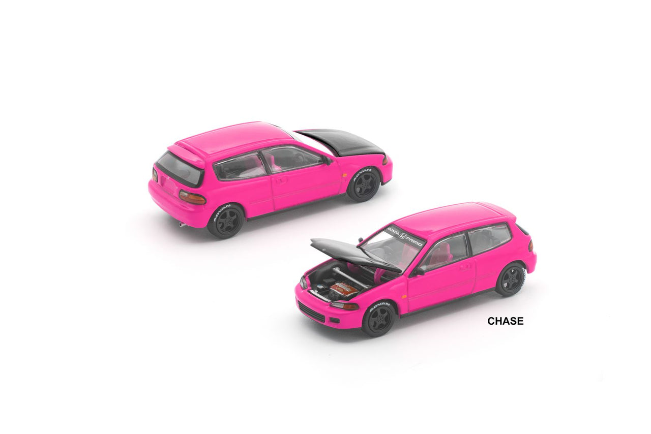 PRE-ORDER Pop Race X Enigma 1:64 HONDA CIVIC EG6 - PINK