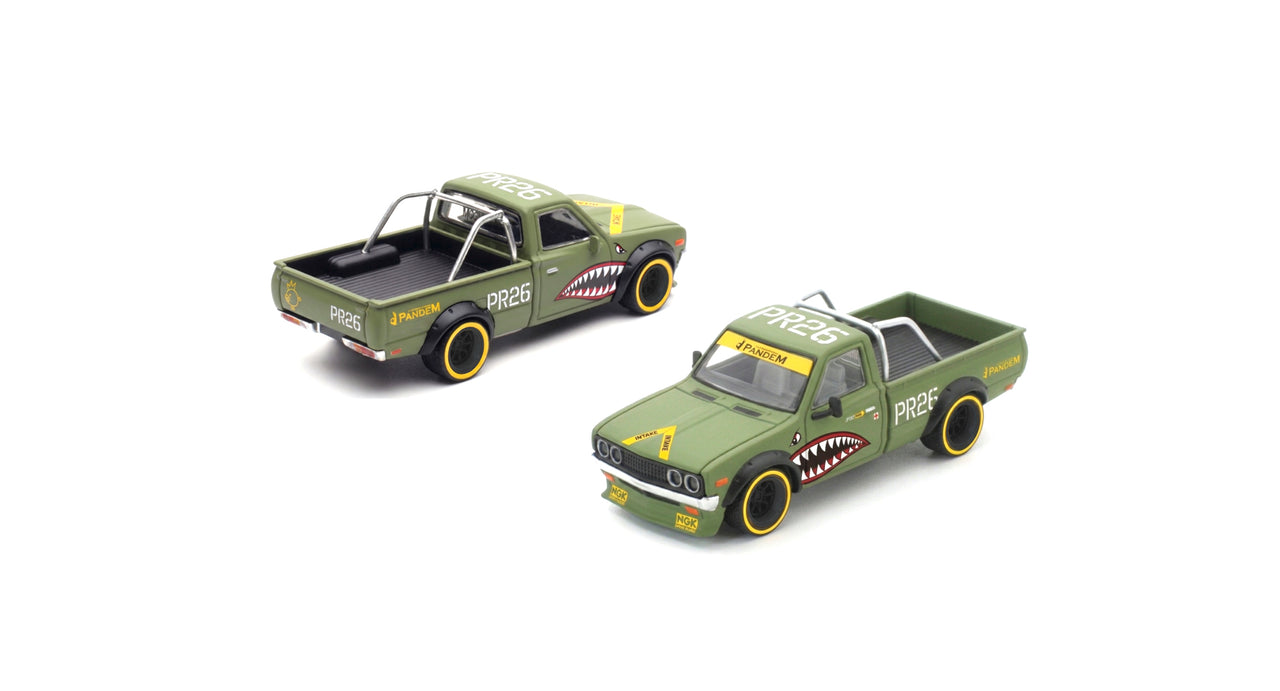 PRE-ORDER Pop Race X Enigma 1:64 PANDEM 620 - FIGHTER GREEN