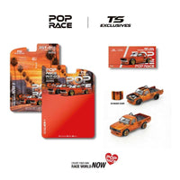 Thumbnail for PRE-ORDER Pop Race X Tokyo Station 1:64 PANDEM 620 PICKUP, Orange Chrome
