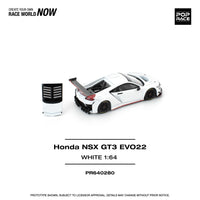 Thumbnail for PRE-ORDER Pop Race x 1:64 Honda NSX GT3 EVO22, WHITE
