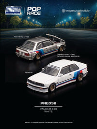 Thumbnail for PRE-ORDER Pop Race x Enigma 1:64 BMW PANDEM E30 White