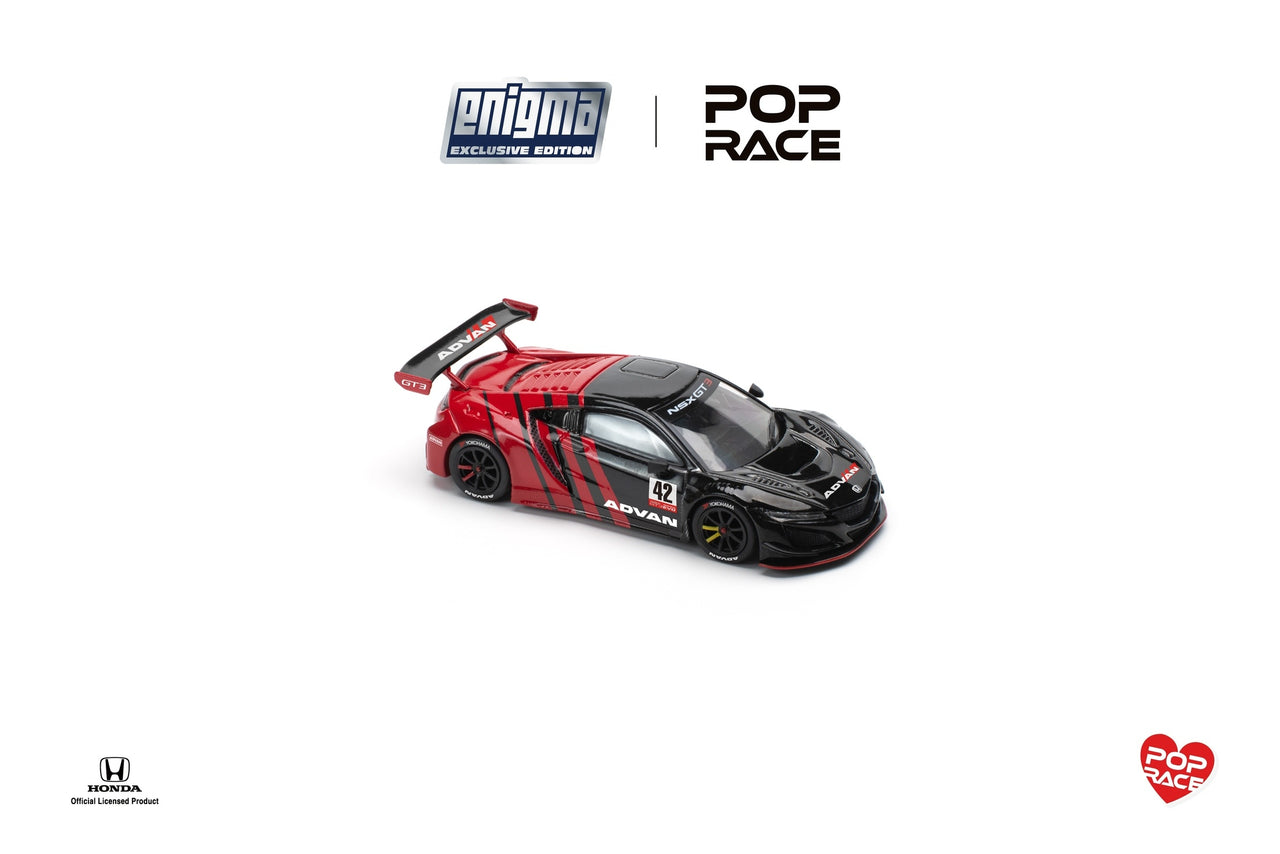 PRE-ORDER Pop Race x Enigma 1:64 Honda NSX Advan Livery