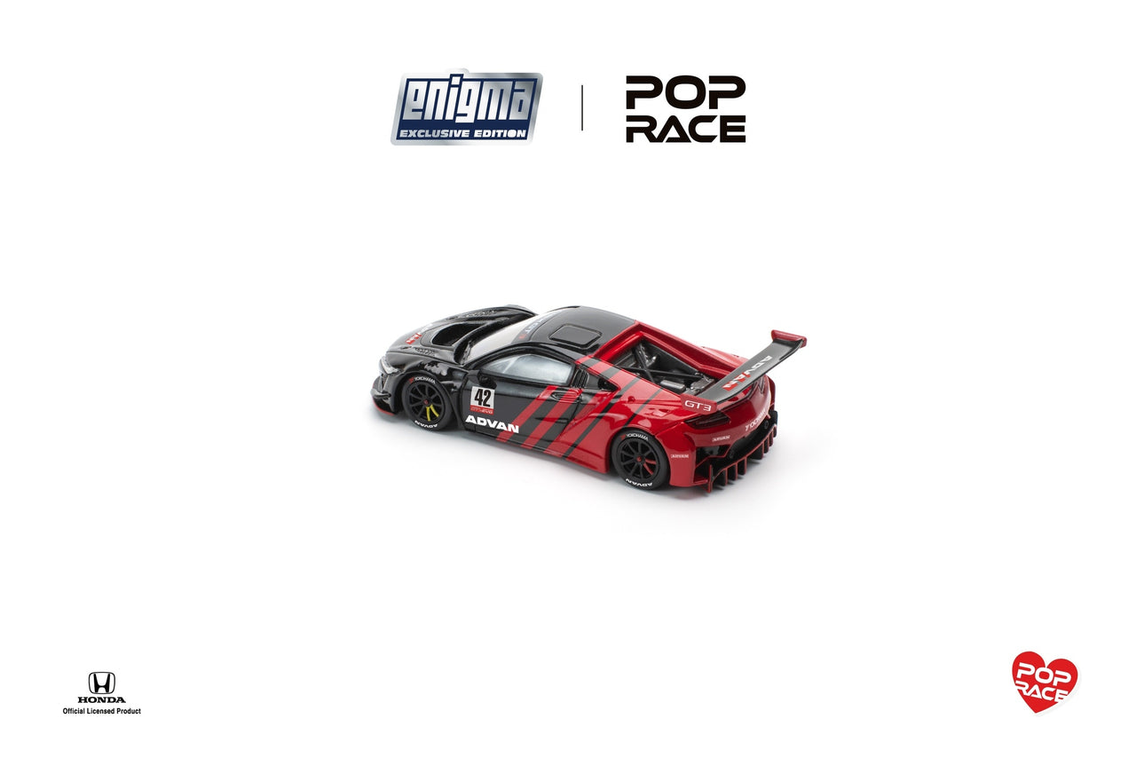 PRE-ORDER Pop Race x Enigma 1:64 Honda NSX Advan Livery