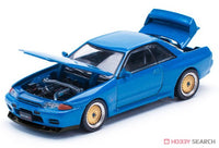 Thumbnail for PRE-ORDER Pop Race x Enigma 1:64 Nissan Skyline R32 Bayside Blue