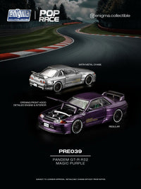 Thumbnail for PRE-ORDER Pop Race x Enigma 1:64 Pandem GTR-32 Magic Purple