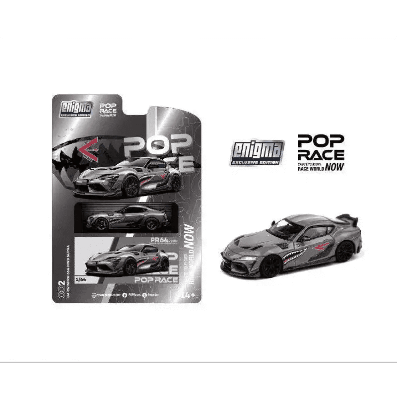 PRE-ORDER Pop Race x Enigma 1:64 Toyota Supra DARWIN PRO 66G NWB