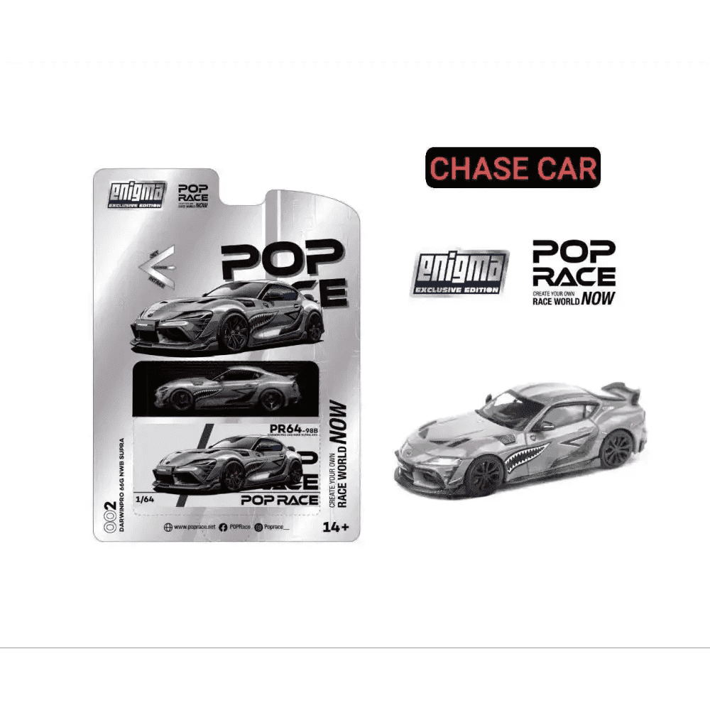 PRE-ORDER Pop Race x Enigma 1:64 Toyota Supra DARWIN PRO 66G NWB