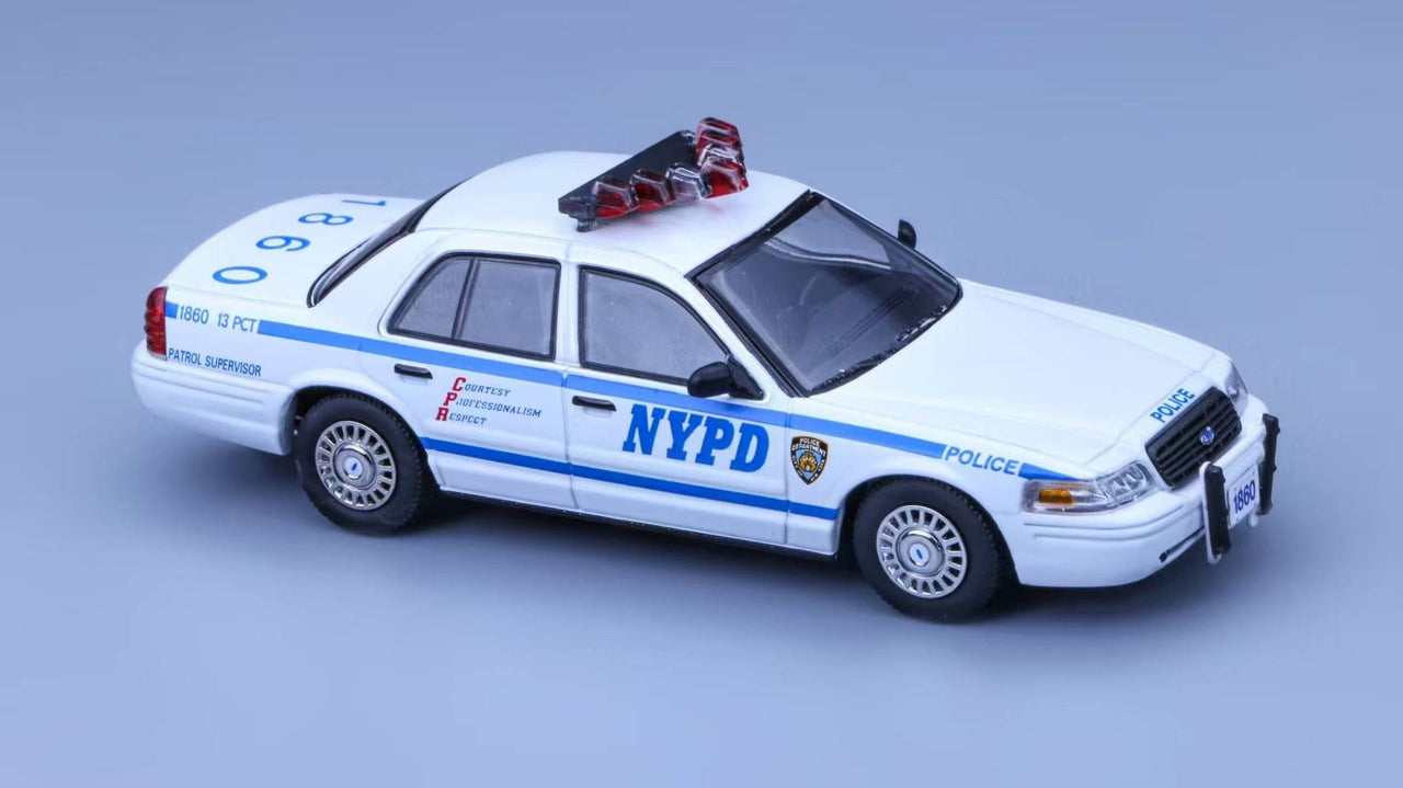 PRE-ORDER Rollin 1:64 Ford Crown Victoria NYPD Patrol Supervisor