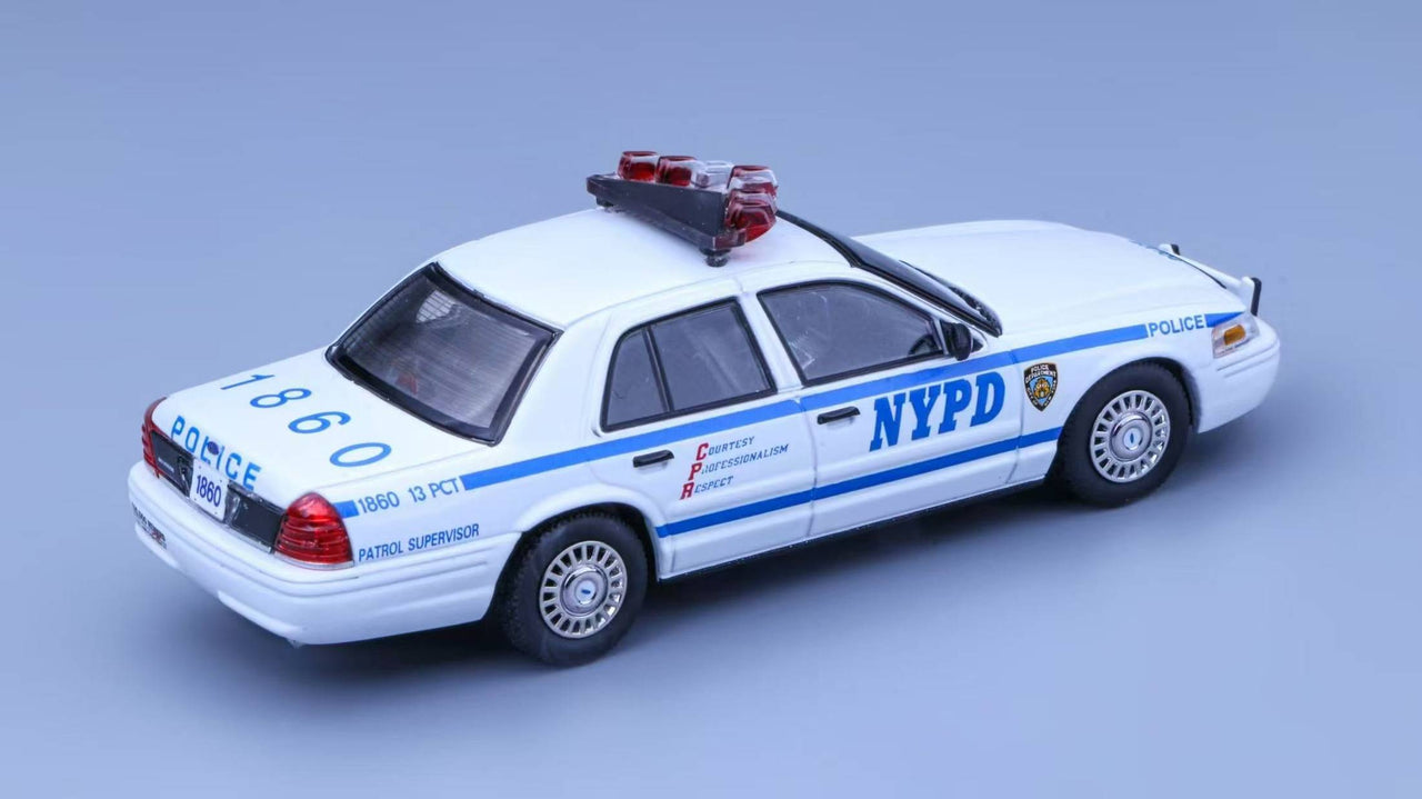 PRE-ORDER Rollin 1:64 Ford Crown Victoria NYPD Patrol Supervisor