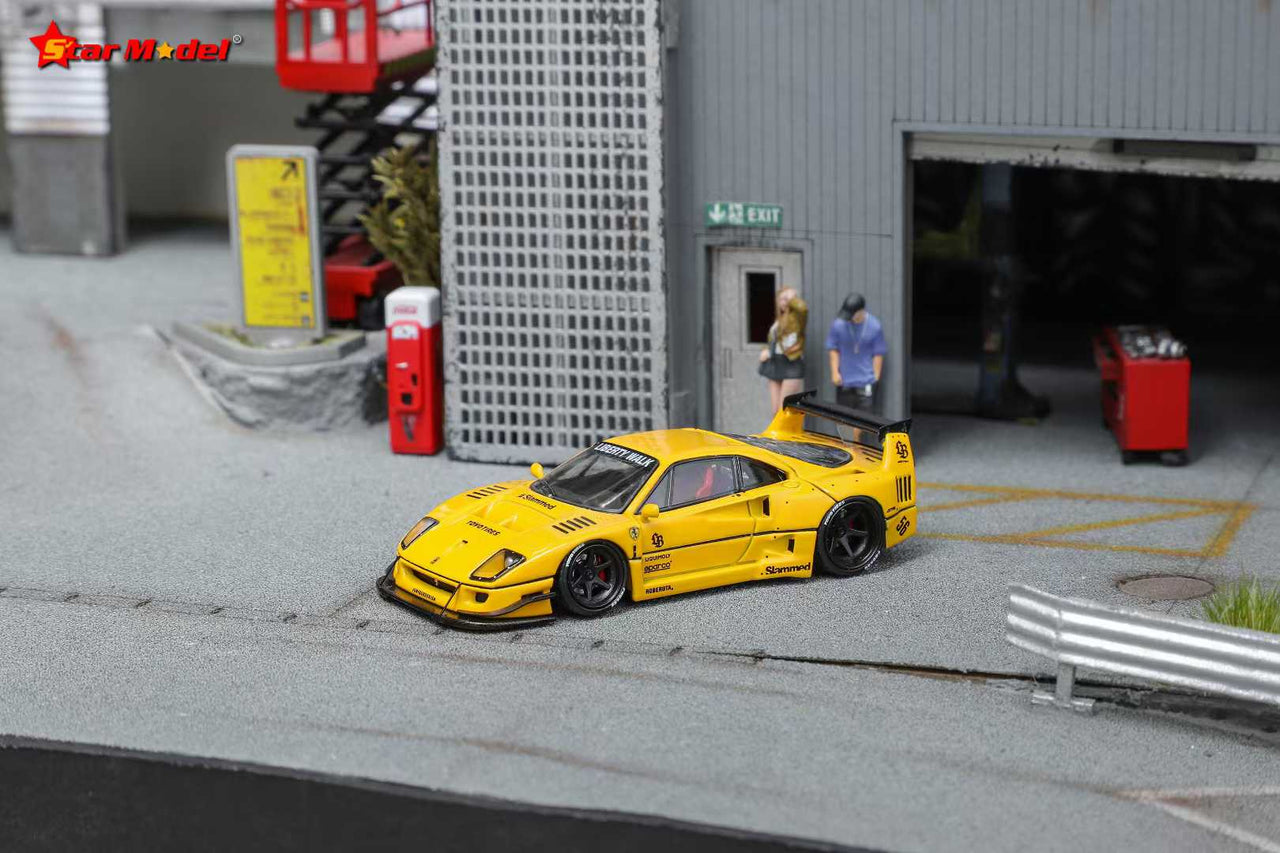 PRE-ORDER Star Model 1:64 LBWK Ferrari F40 Yellow