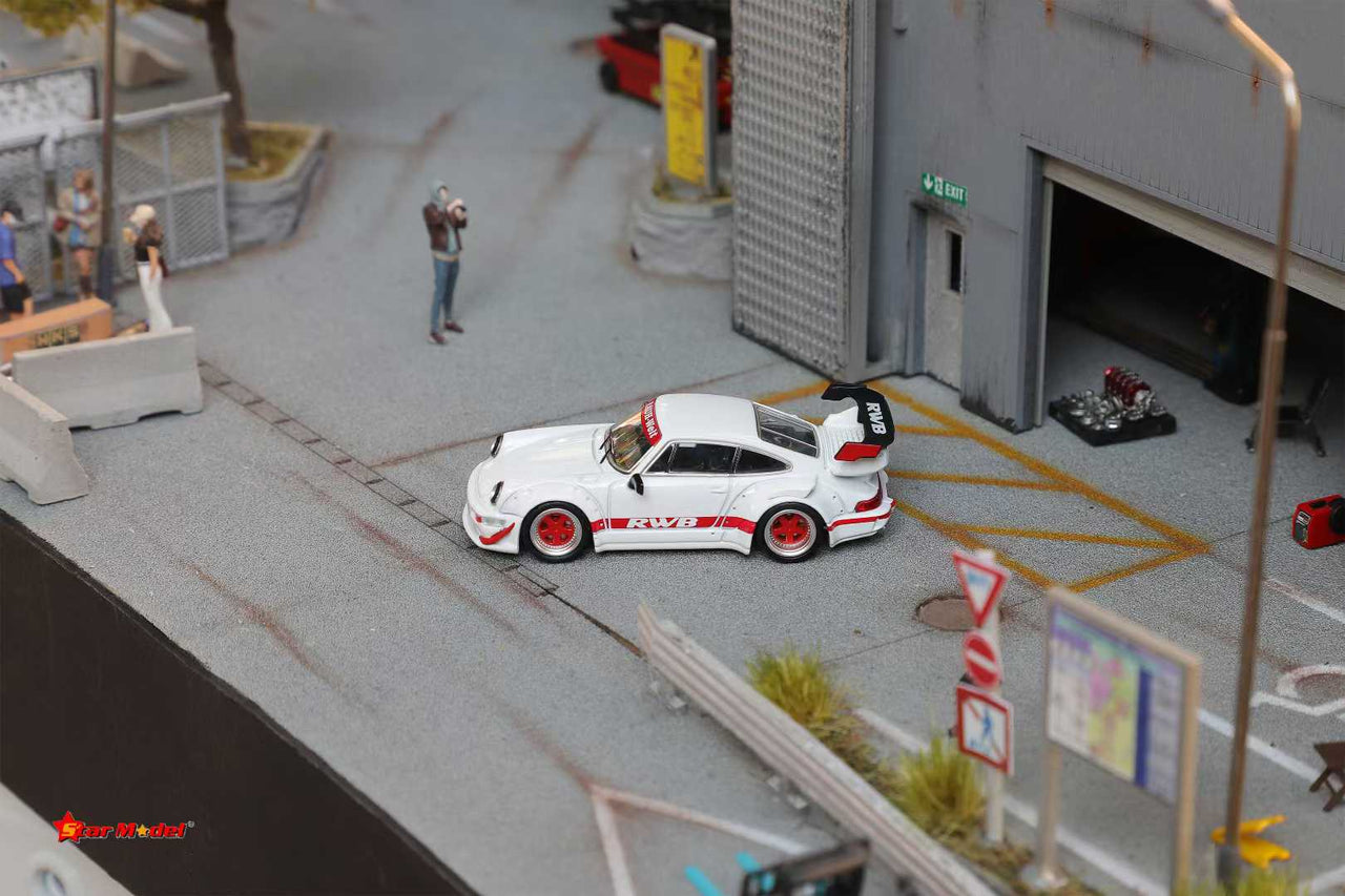 PRE-ORDER Star Model 1:64 Porsche RWB964 GT Wing Red