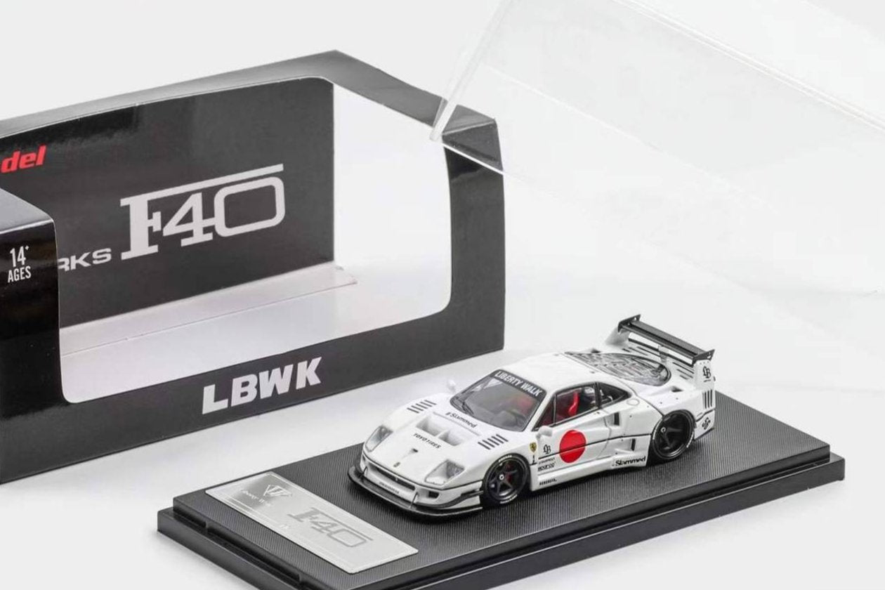 StarModel 1:64 LBWK Ferrari F40 White(PRE-ORDER) Igniti – Little Luca's ...
