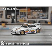 Thumbnail for PRE-ORDER Street Weapon 1:64 Porsche RWB993 Apple GT Wing