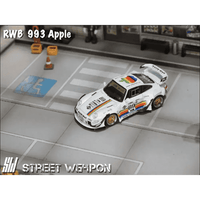 Thumbnail for PRE-ORDER Street Weapon 1:64 Porsche RWB993 Apple GT Wing