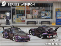 Thumbnail for PRE-ORDER Street Weapon 1:64 Porsche RWB993 Chameleon